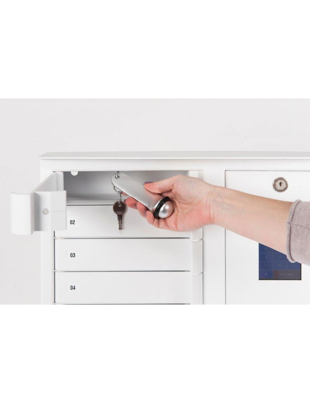 Boîte à clef, mail et RFID