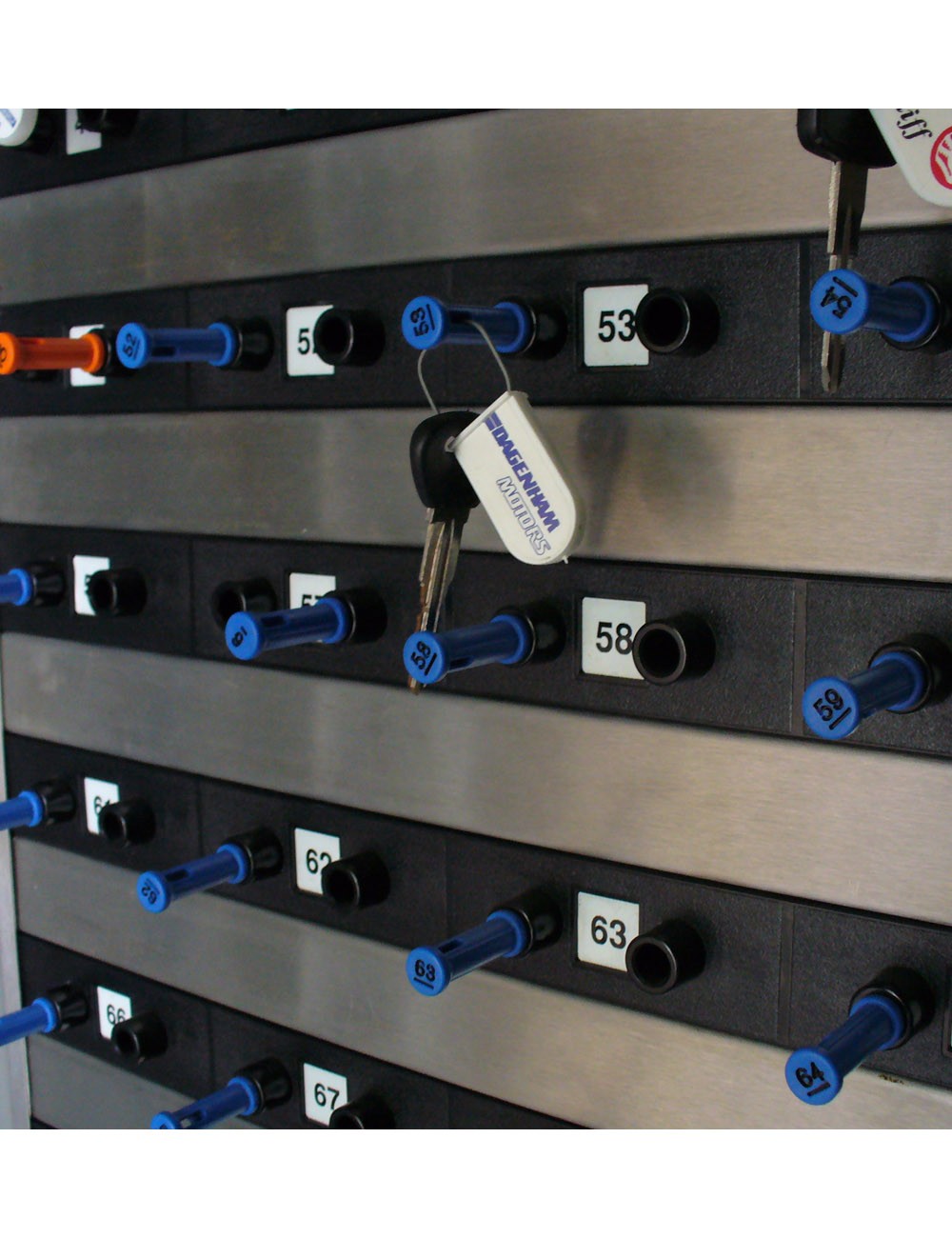 B!Organised - Porte-clés à fourche - Porte-outil mural clés à fourche -  pour 8 clés