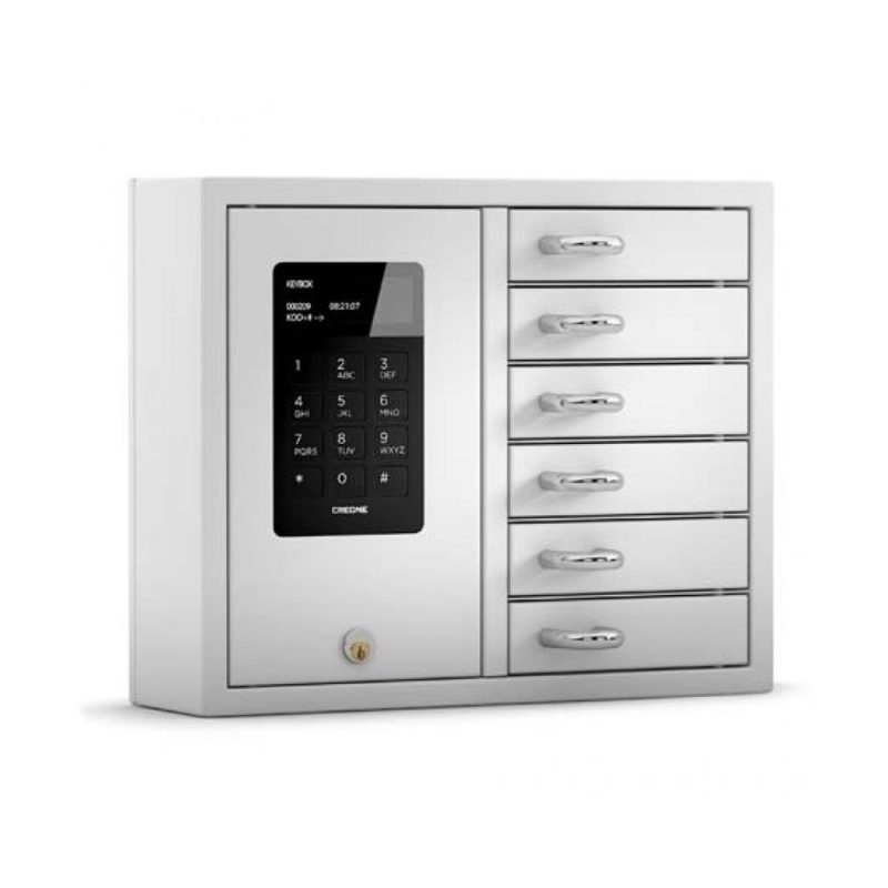 Armoire à clés 6 casiers 9006 S, KB System