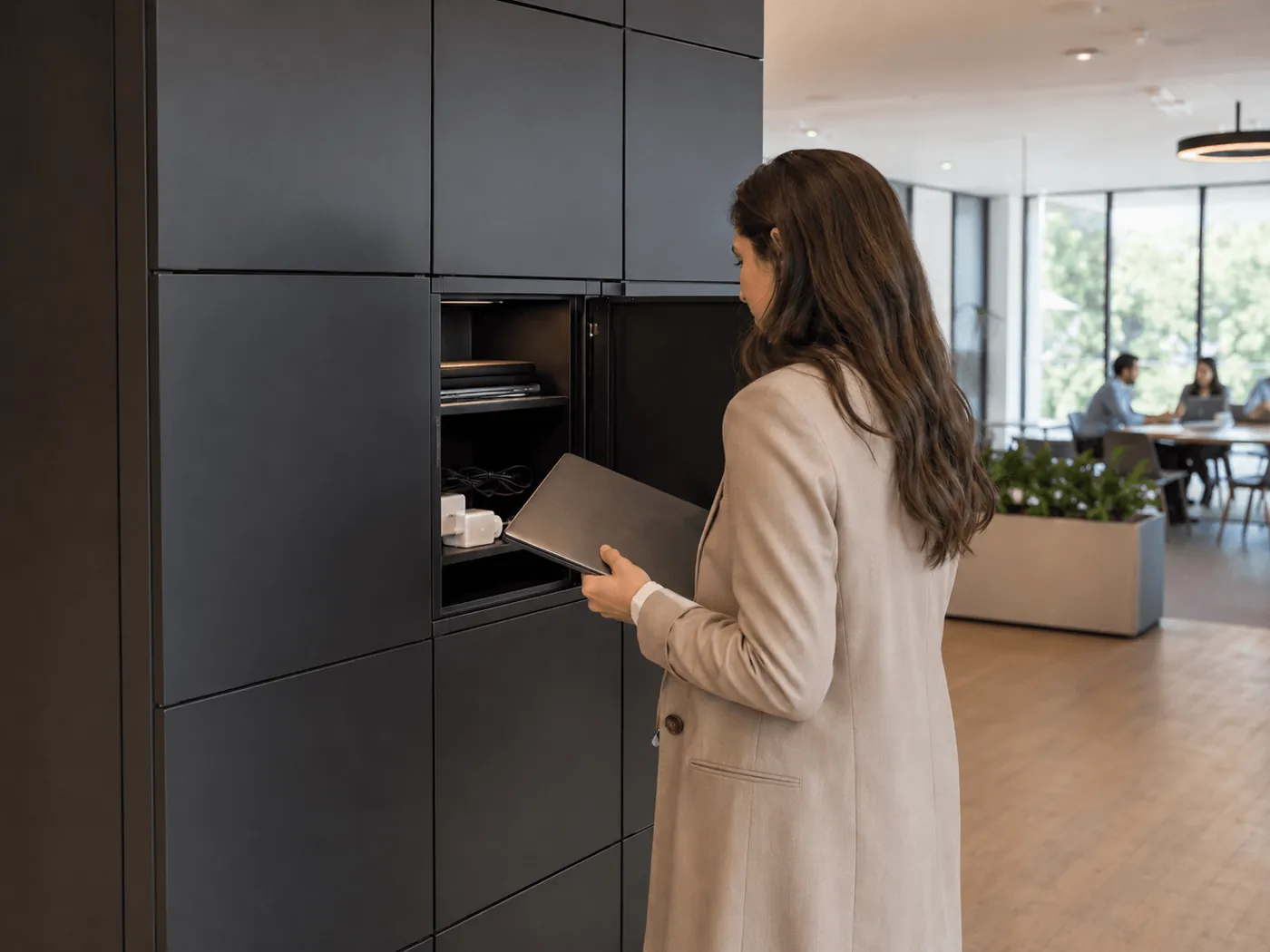 casier-materiel-informatique-entreprise Casiers connectés avec interface de gestion HippoKa