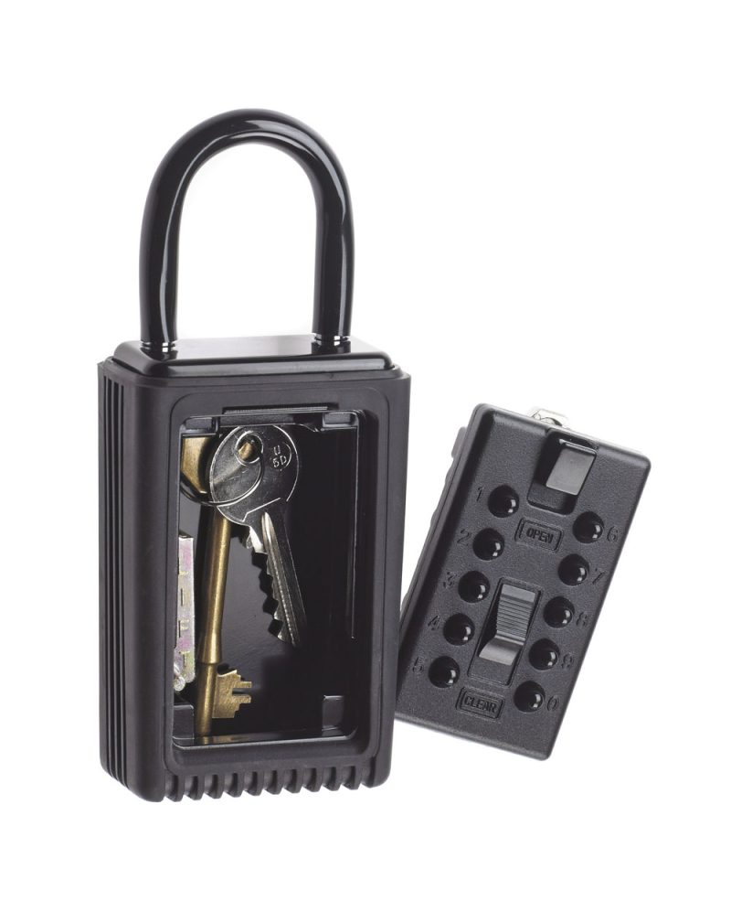Boite à clé cadenas avec clé à l'intérieur