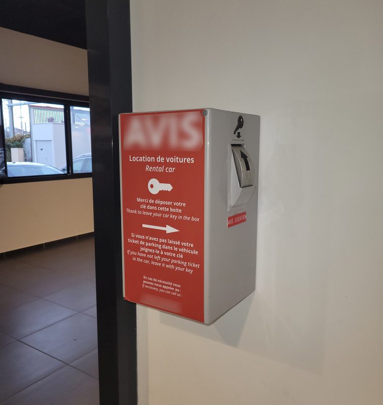 Boite rendu clé en applique