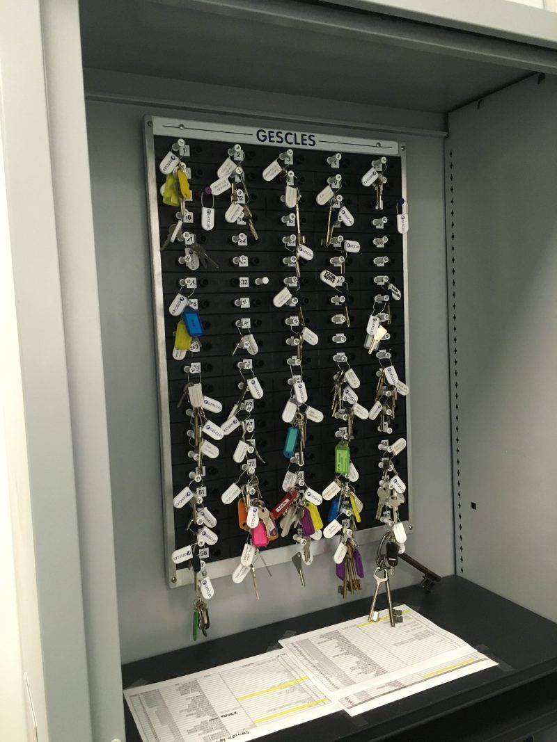 CLÉ MANAGER 150 dans une armoire forte