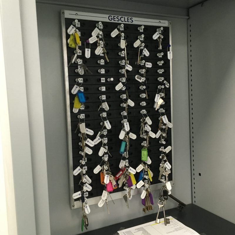 CLÉ MANAGER 150 dans une armoire forte