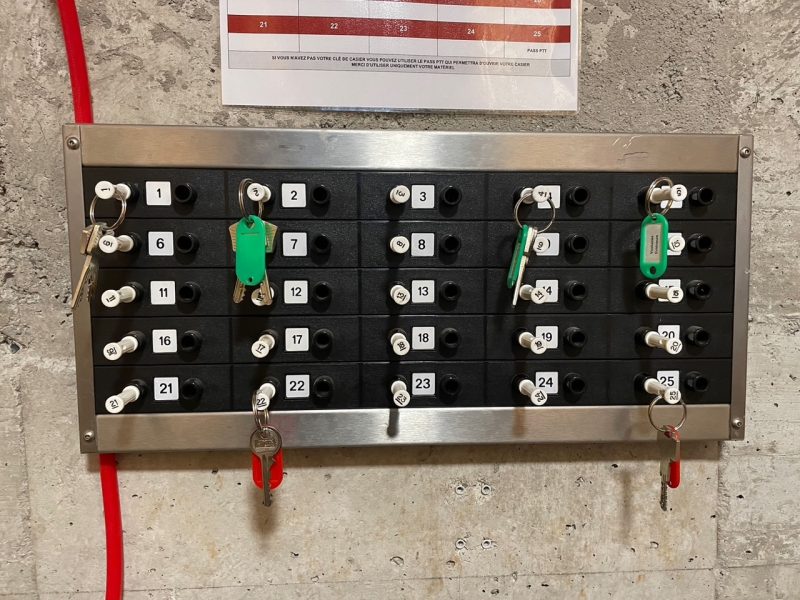 Tableau de 25 clés en situation