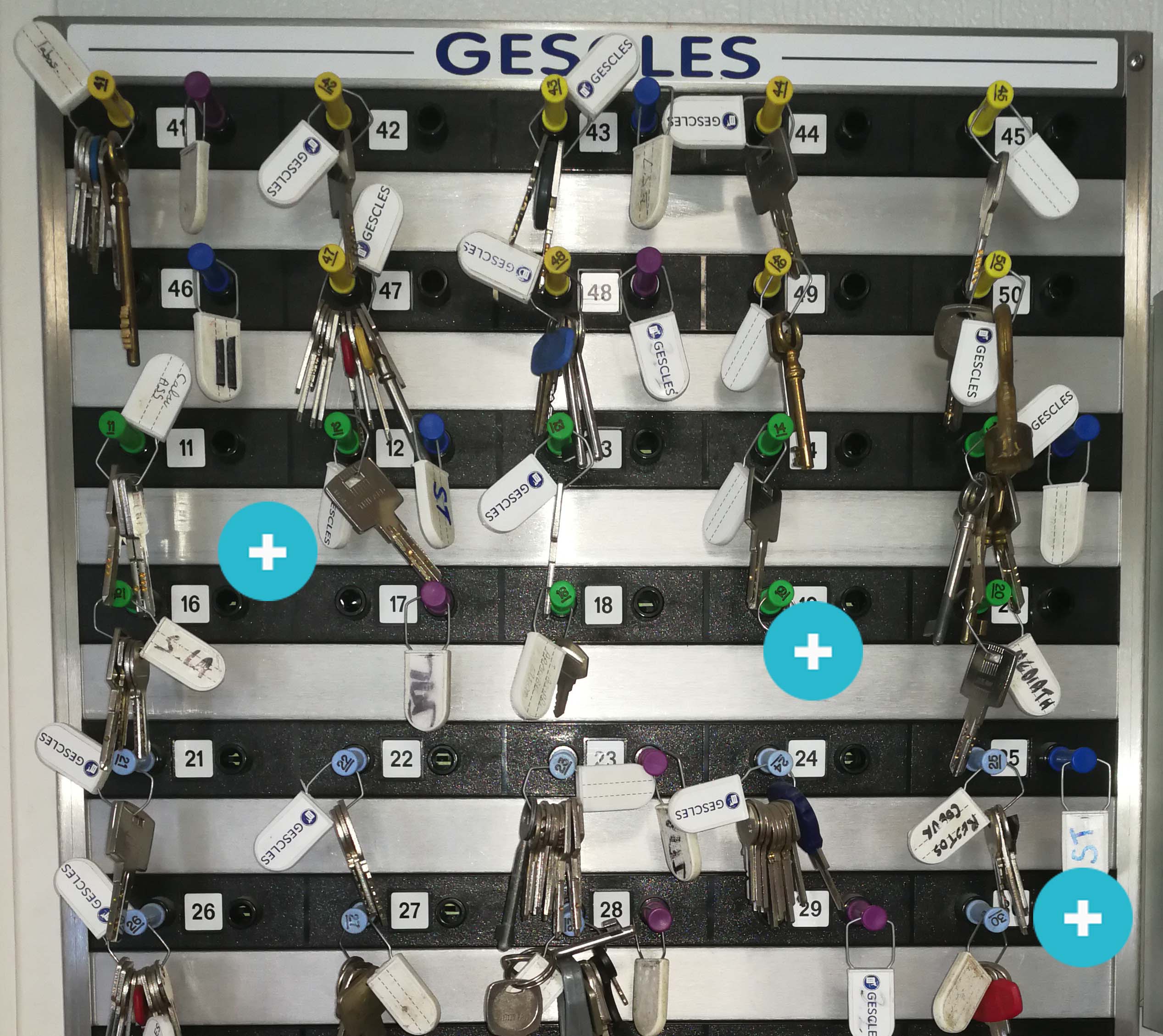 CLÉ MANAGER AVEC BARRES ESPACES