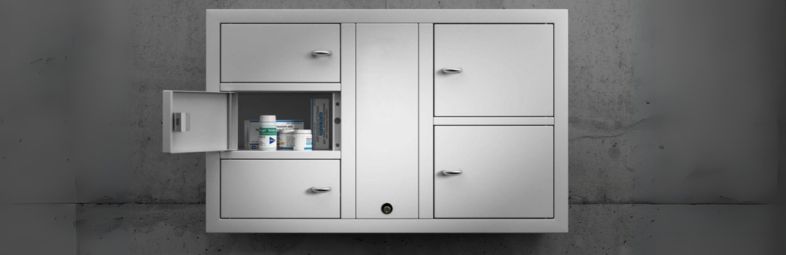 casier pour médicaments sécurisés